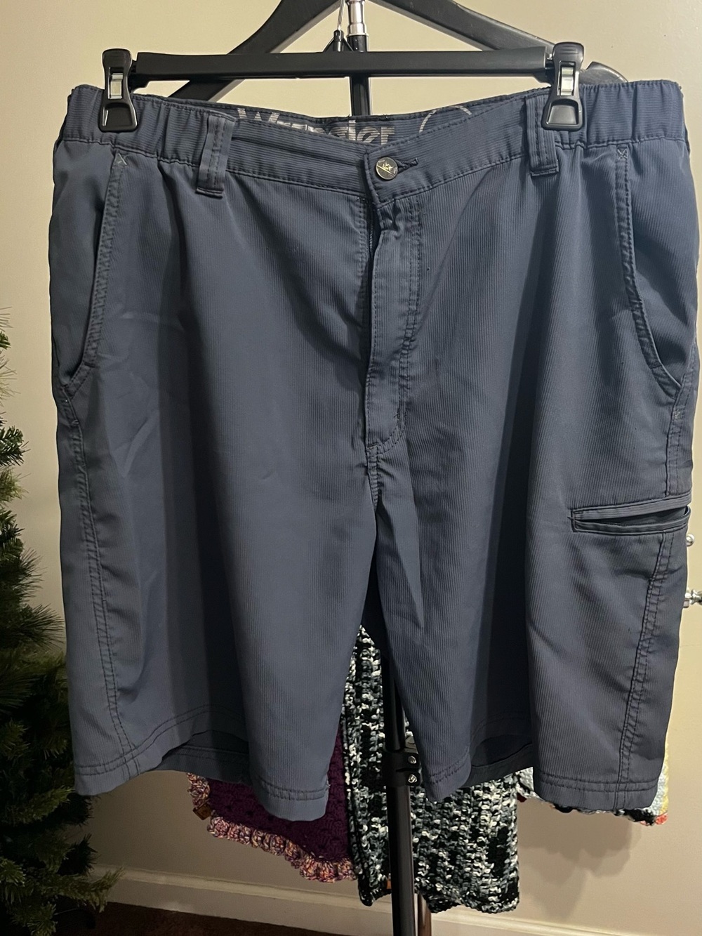 Wrangler Men's Cargo Shorts - Slate Blue